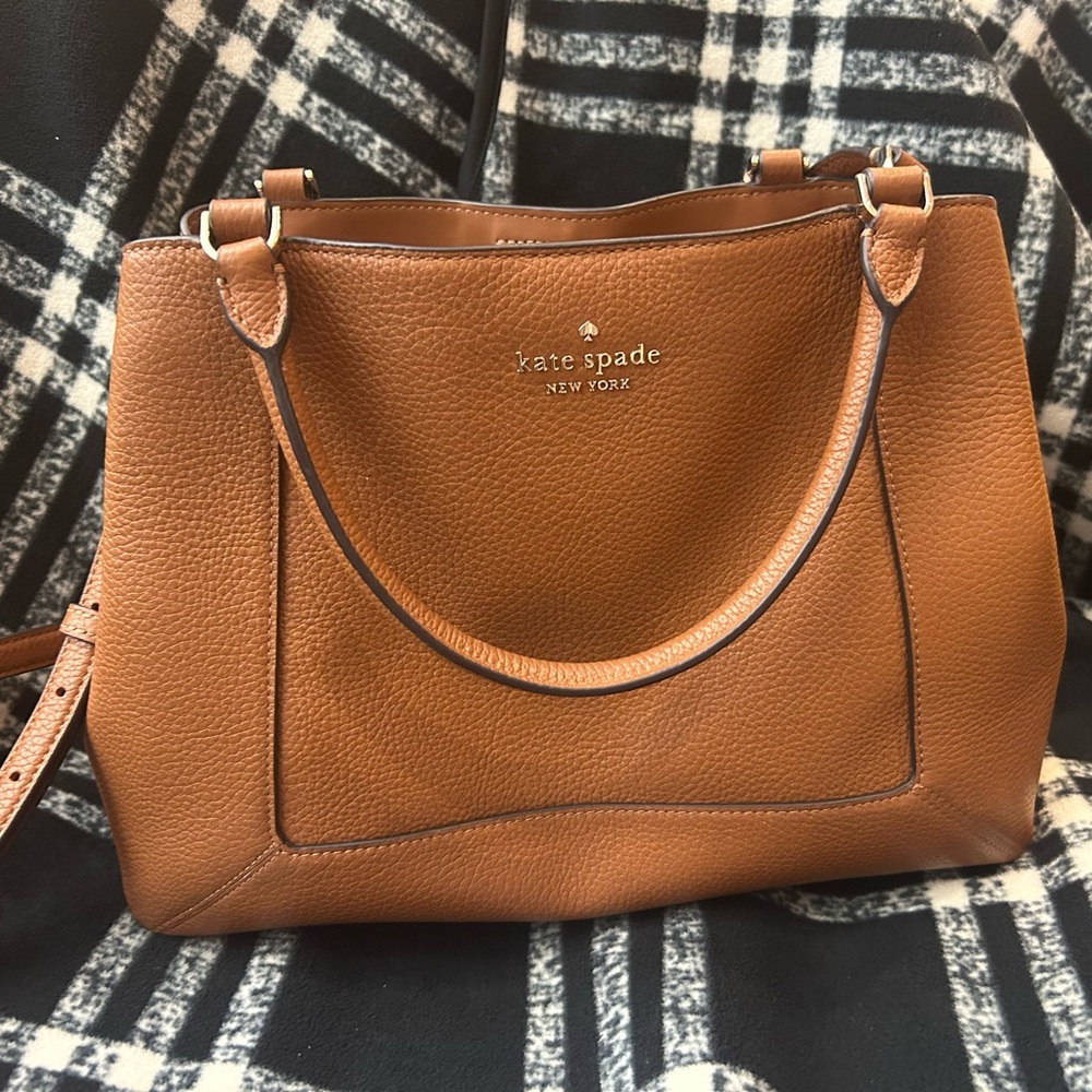 Kate Spade Brown Leather Tote Bag